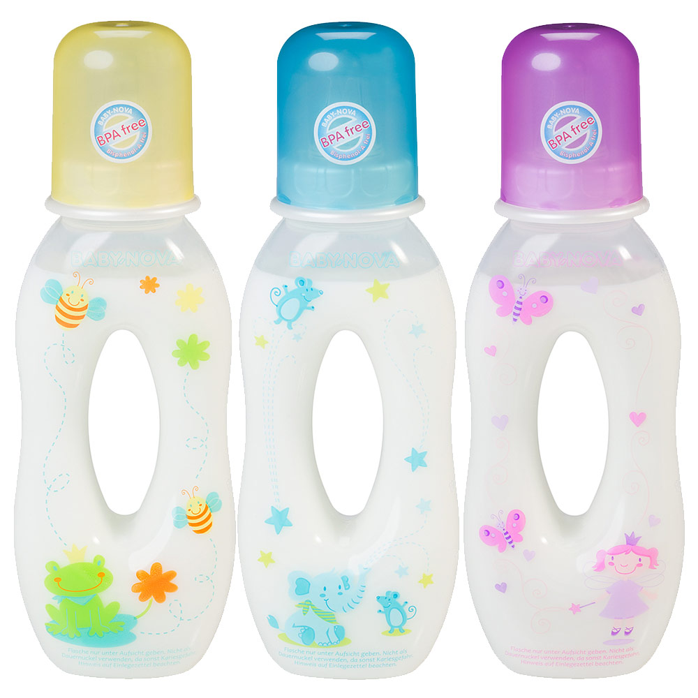 Baby-Nova - Decorated Standard PP Easy-to-Hold Bottle ...