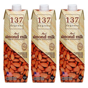 137 Degree - Almond Milk (Unsweetened) 1L