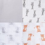 SwaddlePlus (Pack of 4) - Safari Babies - Aden + Anais - BabyOnline HK