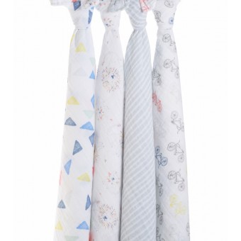 Classic Swaddles (Pack of 4) - Leader of the Pack