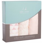 Silky Soft Bamboo Swaddle (Pack of 3) - Metallic Primrose Birch - Aden + Anais - BabyOnline HK