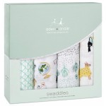 Classic Swaddles (Pack of 4) - Around the World - Aden + Anais - BabyOnline HK