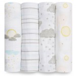 SwaddlePlus (Pack of 4) - Partly Sunny - Aden + Anais - BabyOnline HK