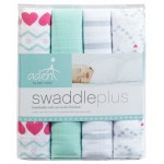 SwaddlePlus (Pack of 4) - Light Hearted - Aden + Anais - BabyOnline HK