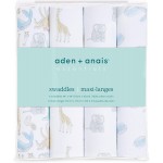 Essentials Cotton Muslin Swaddle (Pack of 4) - Natural History - Aden + Anais - BabyOnline HK