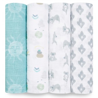 Classic Swaddles (Pack of 4) - Now + Zen
