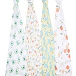 Essentials Cotton Muslin Swaddle (Pack of 4) - Farm to Table - Aden + Anais - BabyOnline HK
