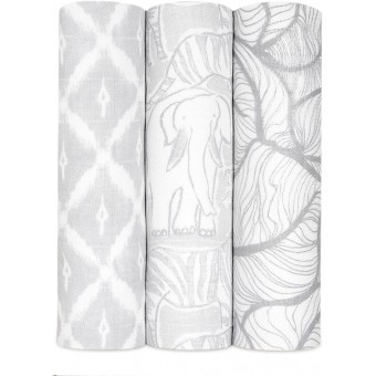 Silky Soft Bamboo Swaddle (Pack of 3) - Culture Club