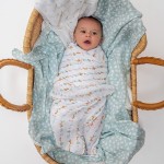 Aden + Anais - 純棉嬰兒包巾 (4件裝) - 字母與動物 - Aden + Anais - BabyOnline HK