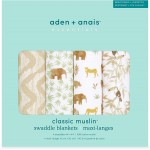 Aden + Anais - 純棉嬰兒包巾 (4件裝) - 坦桑尼亞 - Aden + Anais - BabyOnline HK