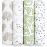 Essentials Cotton Muslin Swaddle (Pack of 4) - Harmony - Aden + Anais - BabyOnline HK