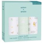 經典純棉嬰兒包巾 (3條裝) - 龍年特別版 - Aden + Anais - BabyOnline HK