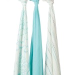 Silky Soft Bamboo Swaddle (Pack of 3) - Azure - Aden + Anais - BabyOnline HK