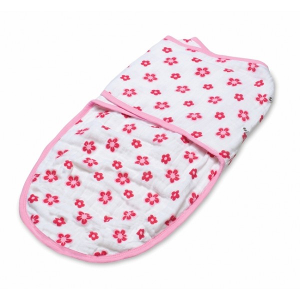 Double-layer Easy Swaddle (S/M) 1.1tog - Princess Posie - Aden + Anais - BabyOnline HK