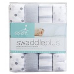 SwaddlePlus (Pack of 4) - Dove - Aden + Anais - BabyOnline HK