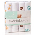 SwaddlePlus (Pack of 4) - Safari Friends - Aden + Anais - BabyOnline HK