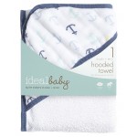 Muslin + Terry Hooded Towel - Set Sail - Aden + Anais - BabyOnline HK