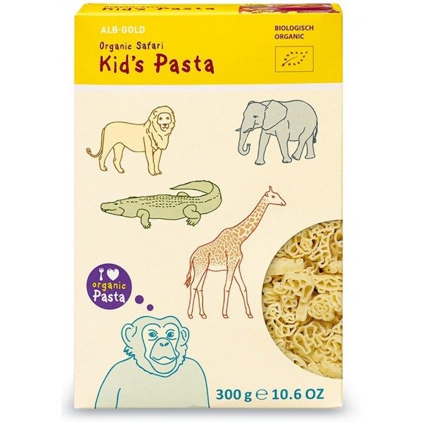 Organic Kid's Pasta (Safari) 300g - ALB.GOLD - BabyOnline HK