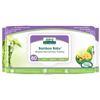 Bamboo Baby Wipes - 80 Counts