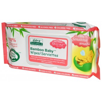 Bamboo Baby - Sensitive Wipes - 72 Counts