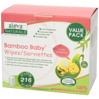 Bamboo Baby - Sensitive Wipes - Pack Value