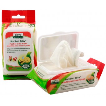 Bamboo Baby - Pacifier & Toy Wipes - 30 Counts