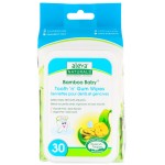 Bamboo Baby - Tooth 'n' Gum Wipes - 30 Counts - Aleva Naturals - BabyOnline HK