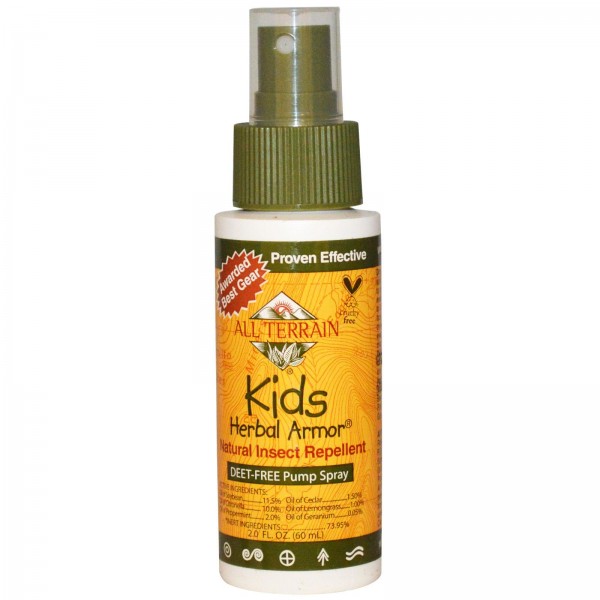 Kids Herbal Armour Natural Insect Repellent 60ml - All Terrain - BabyOnline HK