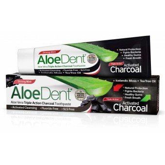 Aloe Dent - Triple Action Charcoal Toothpaste 100ml