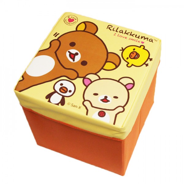 Stool Storage Box - Rilakkuma (S) - San-X - BabyOnline HK