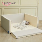 Alzipmat - 四合一圍欄地墊 (灰白色) - Alzipmat - BabyOnline HK