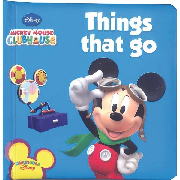 Padded Board Book - Things that Go with Mickey - Active Minds - BabyOnline HK