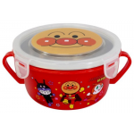 Anpanman - Bowl with Stainless Steel inner and Lid 450ml (Red) - Anpanman - BabyOnline HK