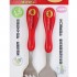 Anpanman - Stainless Steel Spoon & Fork (Red)