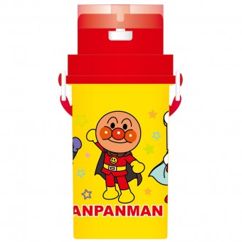 Anpanman - PP Straw Bottle with Strap 500ml (Yellow)