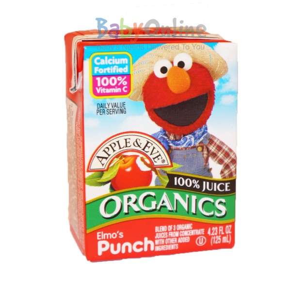 Organic Elmo's Punch (12 packs) - Apple & Eve - BabyOnline HK