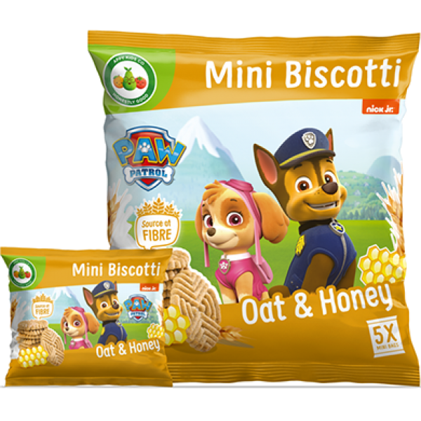 Paw Patrols - Mini Biscotti - Oat & Honey (5x20g) - Appy - BabyOnline HK