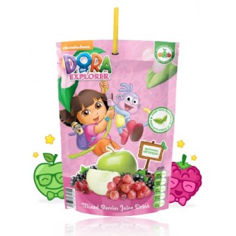 Dora the Explorer - Mixed Berries Juice Drink (5 packs x 200ml)