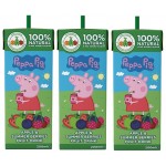Peppa Pig - 天然蘋果夏日莓果汁 (3 包 x 200ml) - Appy - BabyOnline HK