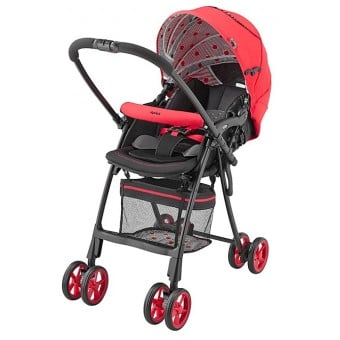 Flyle High Seat Baby Stroller – Ruby [SPECIAL]