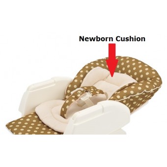 Aprica High-Low Chair DX589 - Newborn Cushion (Brown)