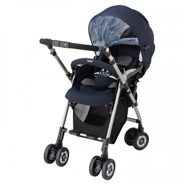 Soraria DX - High Seat Baby Stroller (Dusky Navy) - Aprica - BabyOnline HK