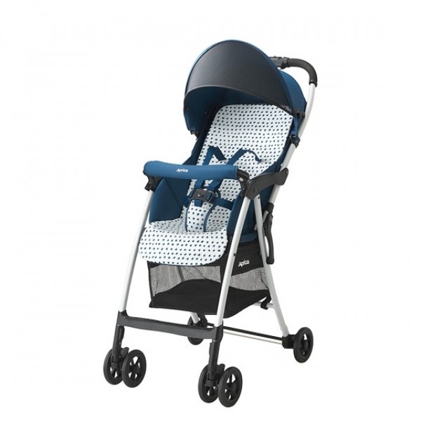 Magical Air 3.3 輕量挑高型座椅單向嬰兒手推車 - 乳酪藍 - Aprica - BabyOnline HK