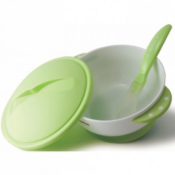 Lala Mama Feeding Bowl with Suction Cup & Lid