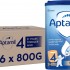 Aptamil (UK) - Growing Up Milk 4 (2 yrs +) 800g (6 boxes)
