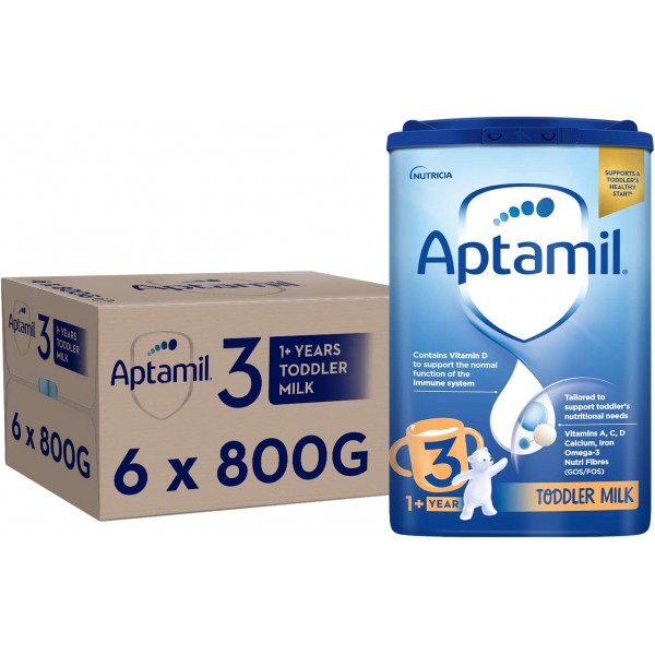 Aptamil (英國版) - 幼兒成長奶粉 (3 號) 800g [6 盒] - Aptamil (UK) - BabyOnline HK