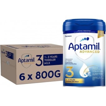 Aptamil (UK) Advanced Toddler Milk 800g (6 cans)