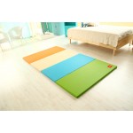 Foldable Playmat - Lime / Orange (135 x 240) - Artbee - BabyOnline HK