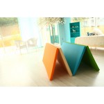 Foldable Playmat - Lime / Orange (120 x 200) - Artbee - BabyOnline HK