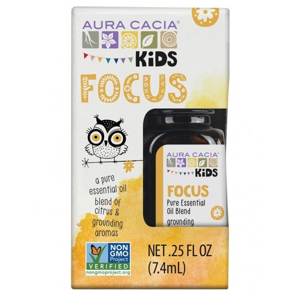 Aura Cacia Kids - Pure Essential Oil Blend (Focus) 7.4ml - Aura Cacia - BabyOnline HK